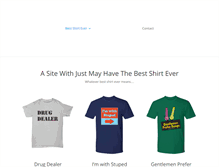 Tablet Screenshot of bestshirtever.com